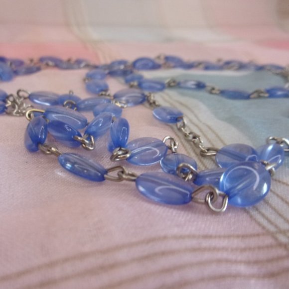 Light Blue Rosary Prayer Beads Virgin Mother - Picture 7 of 12